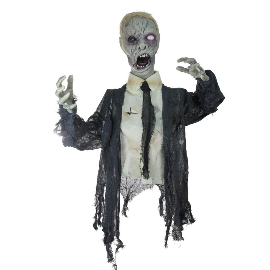 Northlight 17,in Lighted and Animated Groundbreaking Zombie
